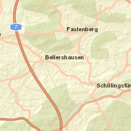 Schillingsfürst Street Map
