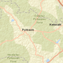 Pyrbaum Street Map