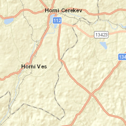 Horní Cerekev Street Map