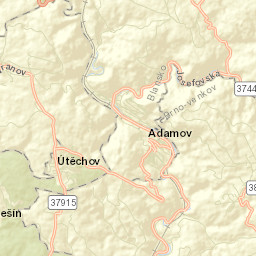 Adamov Street Map