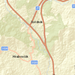 Okres Svidník Street Map