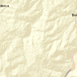 Powiat leski Street Map