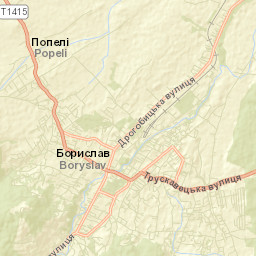 Boryslav Street Map