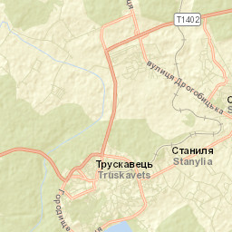 Truskavets’ Street Map
