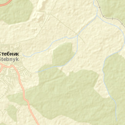 Stebnyk Street Map