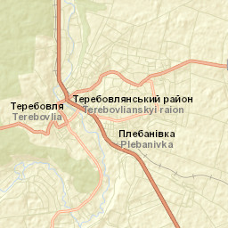 Terebovlya Street Map