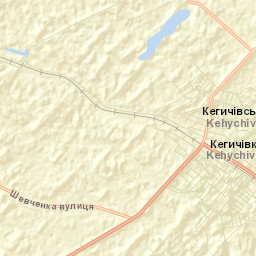 Kehychivka Street Map