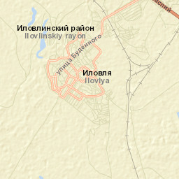 Ilovlya Street Map
