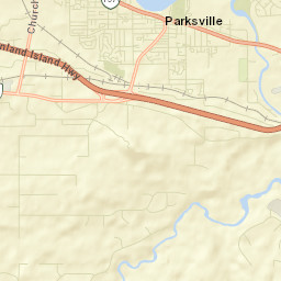 Parksville Street Map