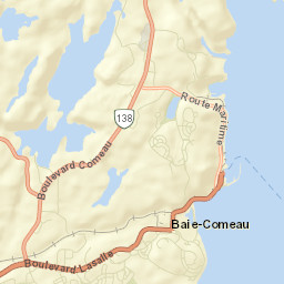 Baie-Comeau Street Map