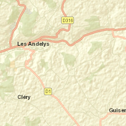 Les Andelys Street Map