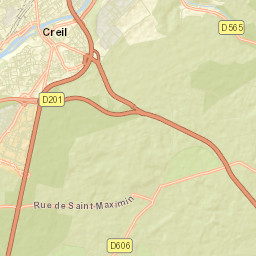 Creil Street Map