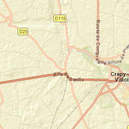 Crépy-en-Valois Street Map