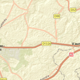 Vaumoise Street Map