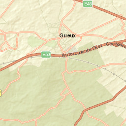 Gueux Street Map