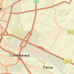 Cernay-lès-Reims Street Map