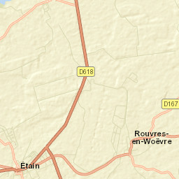 Étain Street Map
