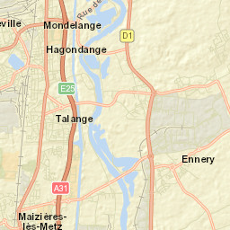 Ay-sur-Moselle Street Map