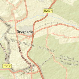 Überherrn Street Map