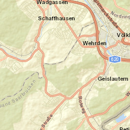 Ludweiler-Warndt Street Map