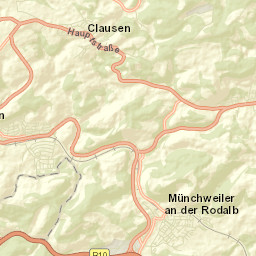 Clausen Street Map