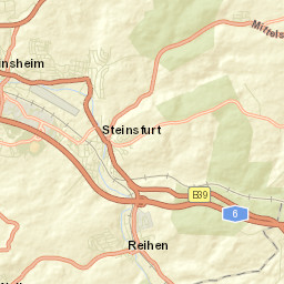 Sinsheim Street Map