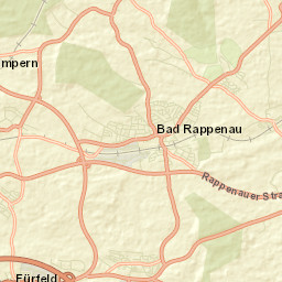 Bad Rappenau Street Map