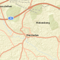 Herrieden Street Map