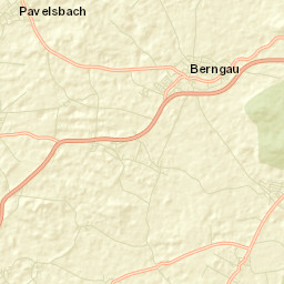 Berngau Street Map
