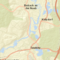 Teublitz Street Map