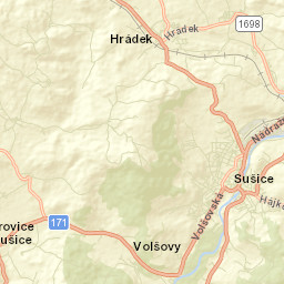 Sušice Street Map
