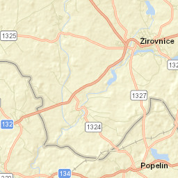 Žirovnice Street Map