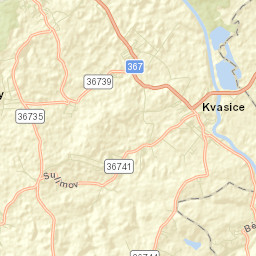 Kvasice Street Map