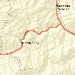 Valašská Polanka Street Map