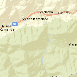 Terchová Street Map