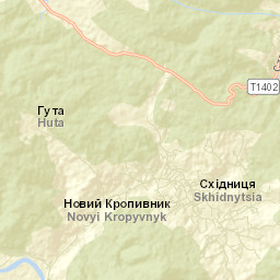Skhidnytsya Street Map