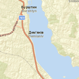 Burshtyns’ka Mis’krada Street Map