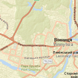 Vinnitskiy Rayon Street Map