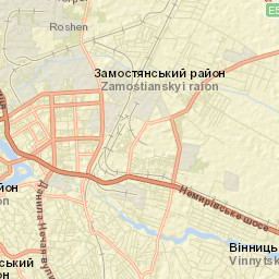 Vinnytsia Street Map