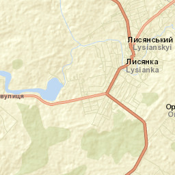Lysianka Street Map