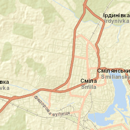 Smila Street Map