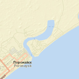 Poronaysk Street Map