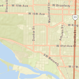 Arbutus Ridge Street Map