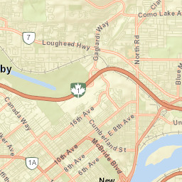 Burnaby Street Map