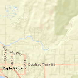 Maple Ridge Street Map