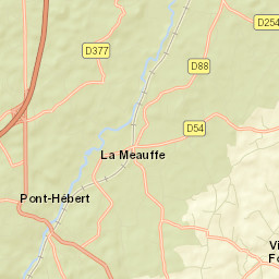 Pont-Hébert Street Map