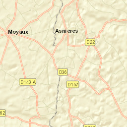 Moyaux Street Map