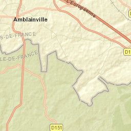 Amblainville Street Map