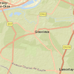 Lamorlaye Street Map