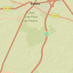 Senlis Street Map